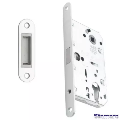 Durvju slēdzene magnētiskā sanmezgliem Polaris SF18PPZ ar pretplāksni