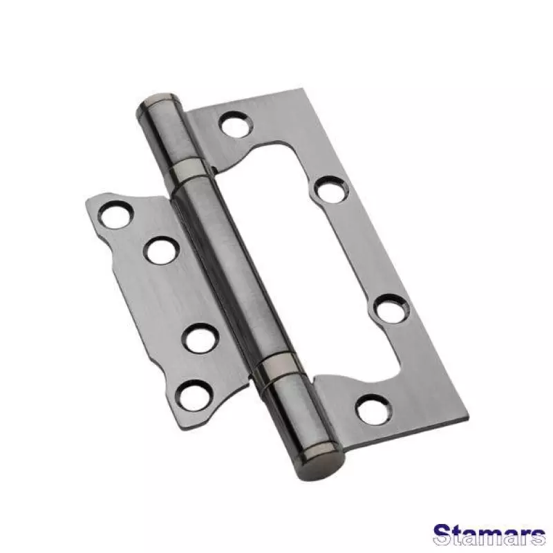 Nefrēzētas durvju eņģes 63 mm matēts hroms