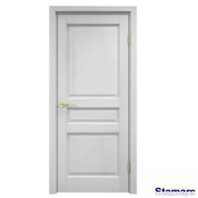 Durvis Klassika M5 Krāsota baltā vaska Koka masīvs