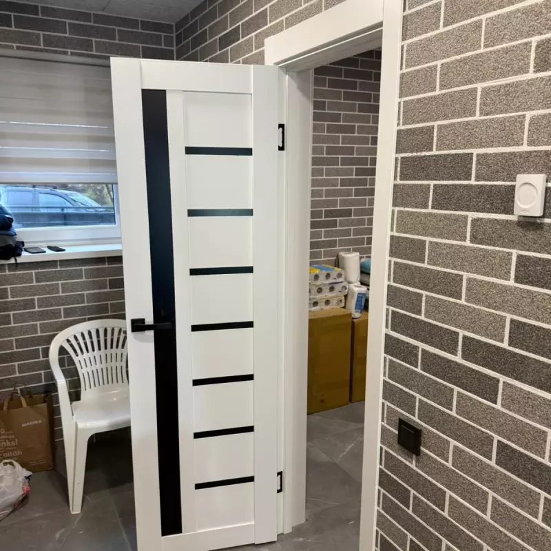 Durvis Arkadia Balts BLK PVC deluxe
