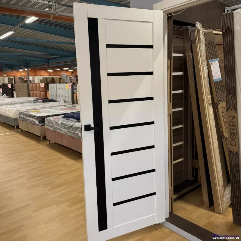 Durvis Arkadia Balts BLK PVC deluxe