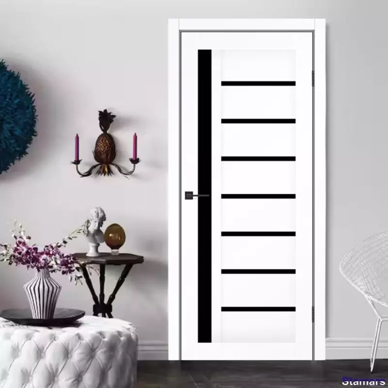 Durvis Arkadia Balts BLK PVC deluxe