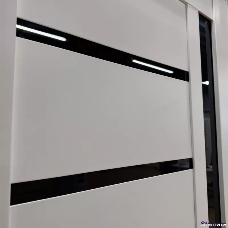 Durvis Arkadia Balts BLK PVC deluxe