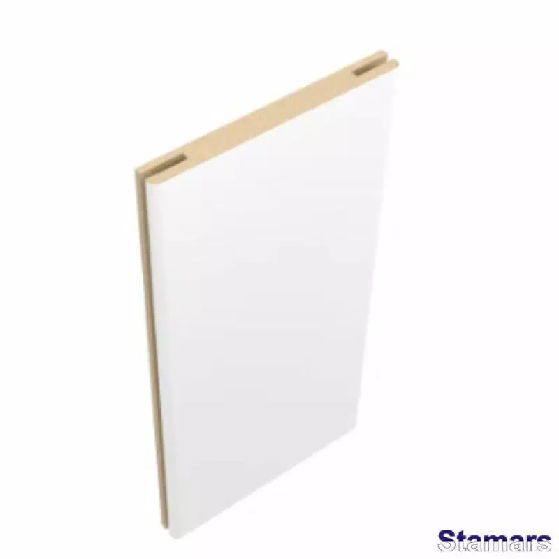 Durvju portāls MDF Balts Teleskopiskais PVC Deluxe