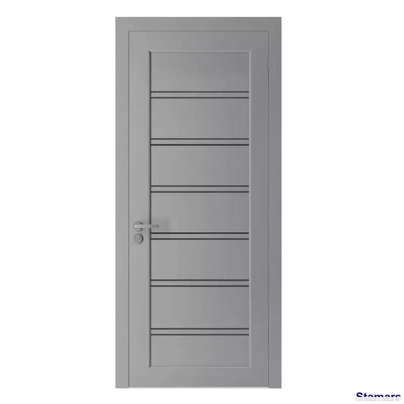 Durvis Dominica BLK Šellgrey PP Premium