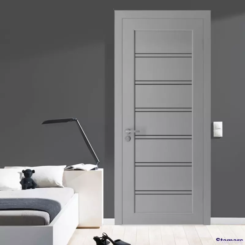 Durvis Dominica BLK Šellgrey PP Premium