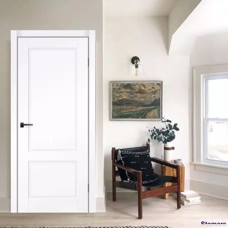 Durvis Status (TESLINE) Balta emalja RAL 9003