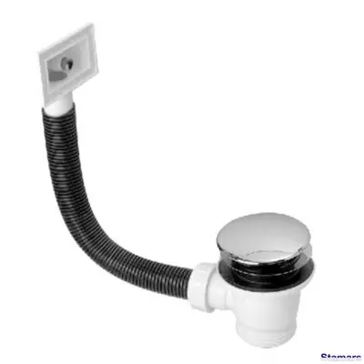 Sifona ieplūde KLIK-KLAK ar vertikālo pārplūdi