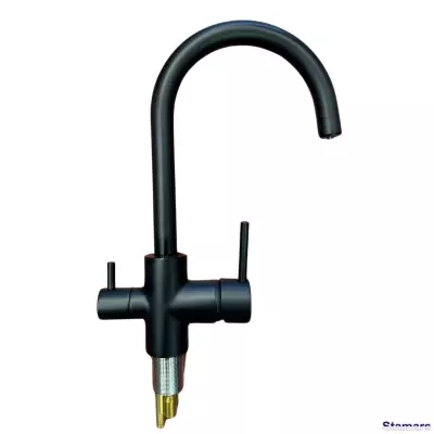 Virtuves maisītājs 3-gaitas melns