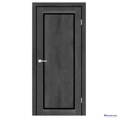 Durvis Legacy Tumšs betons BLK PVC