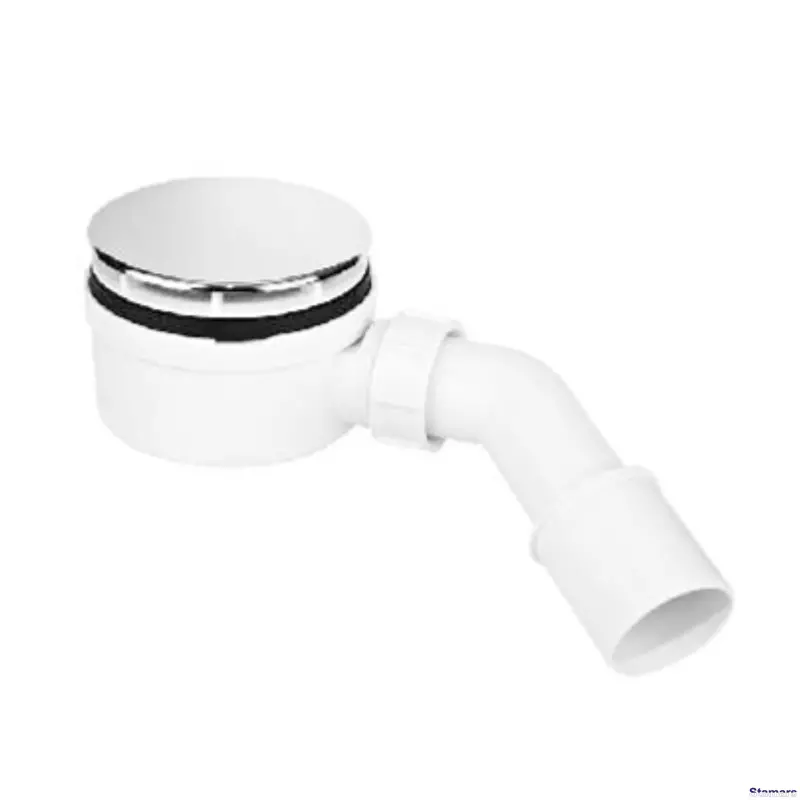 Sifons dušas paliknim ar tīrīšanu no augša