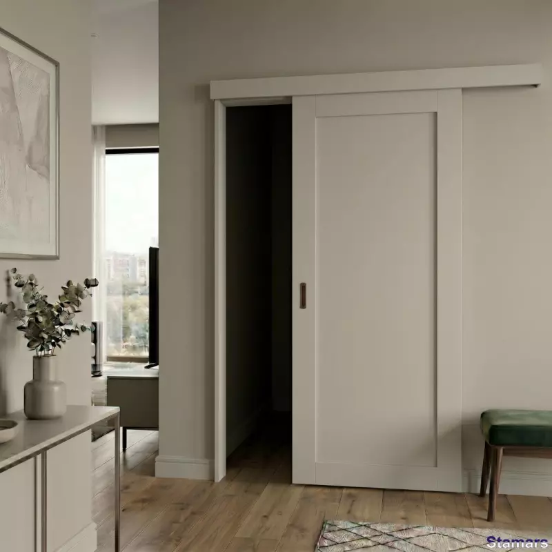 Durvis LUNA Pelēks matēts PVC Deluxe