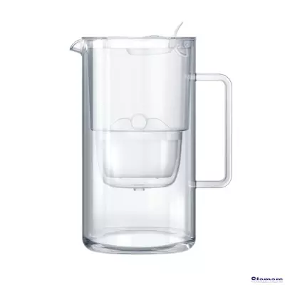 Ūdens filtrēšanas stikla krūze Glass Maxfor+, Balts