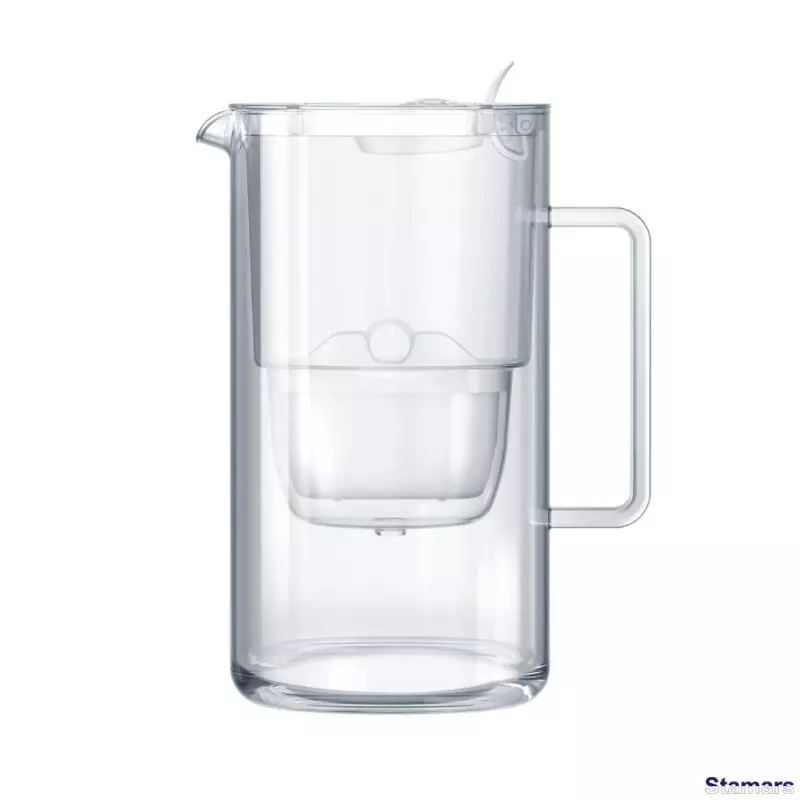 Ūdens filtrēšanas stikla krūze Glass Maxfor+, Balts
