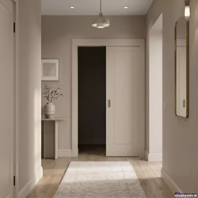 Bīdāmās iekšdurvis Aurora Latte Soft PVC Deluxe