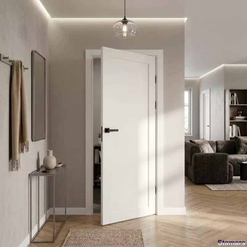 Durvis LUNA Balts soft PVC Deluxe