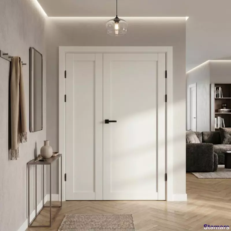 Durvis LUNA Balts soft PVC Deluxe