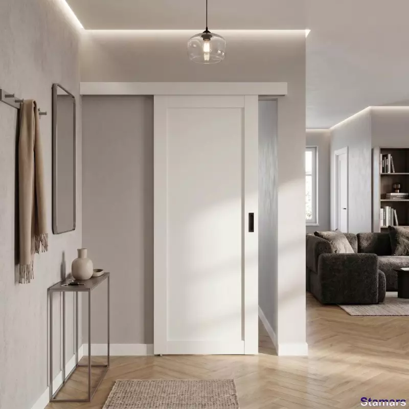 Durvis LUNA Balts soft PVC Deluxe