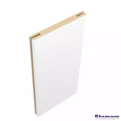 Durvju portāls MDF Balts Soft Teleskopiskais PVC Deluxe