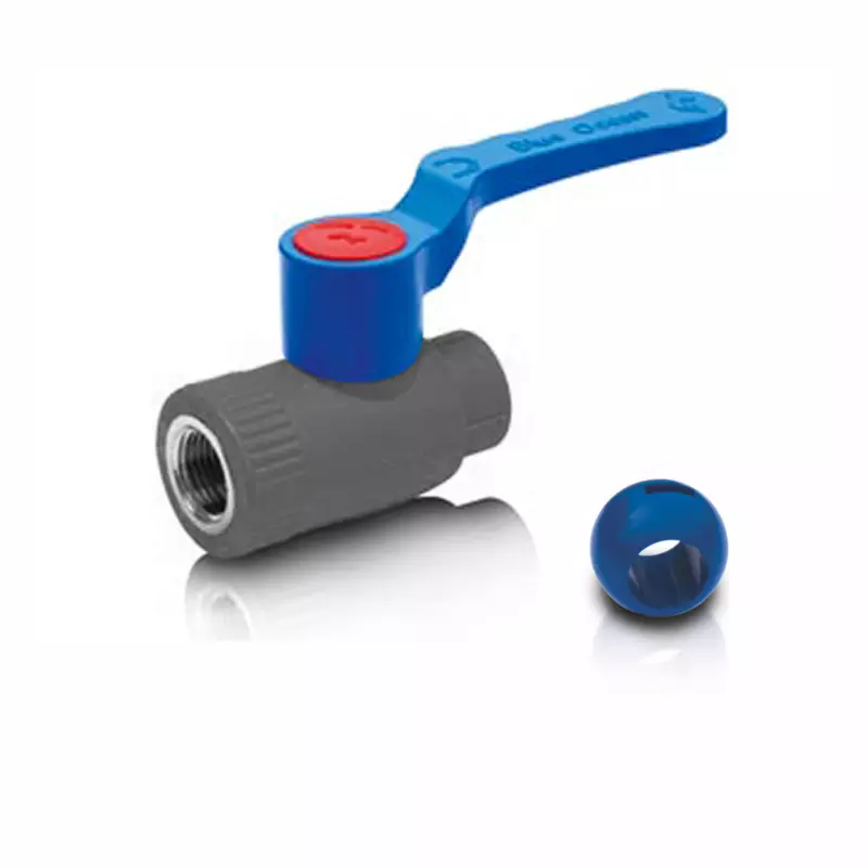 PPR Lodveida ventilis IV (ABS lode) aukstam  ūdenim, garš rokturis