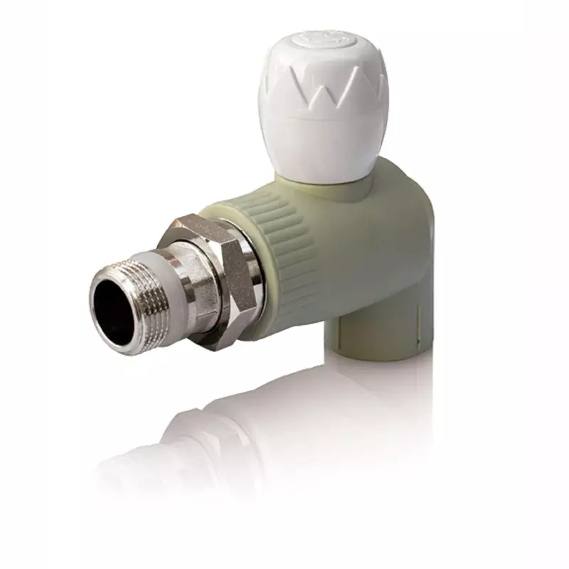 PPR Lodveida izjaucams līkuma 90° ventilis ĀV