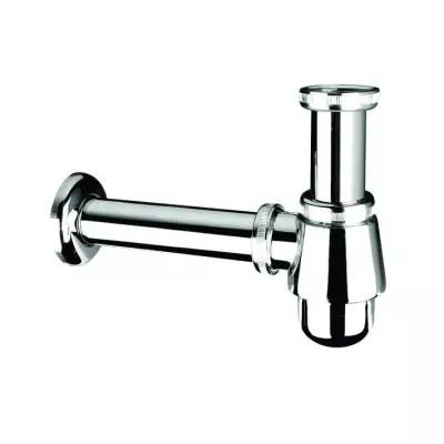 Sifons izlietnei hromēts bez  ieplūdes