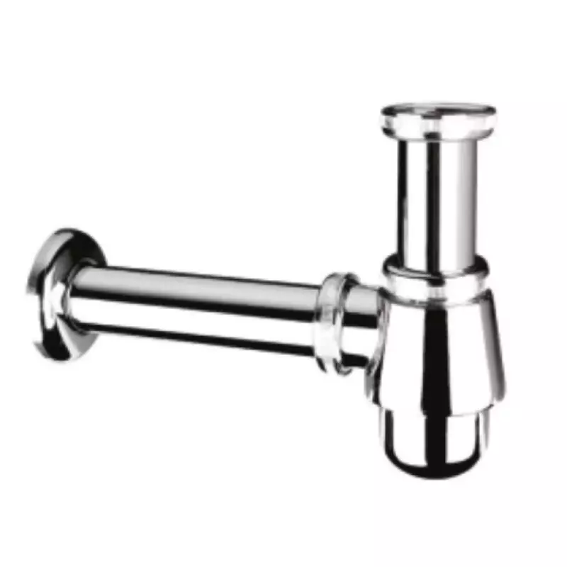 Sifons izlietnei bez ieplūdes, hromēts