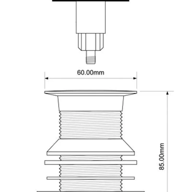 Sifona ieplūde ar pārplūdi  Glasgow “KLIK-KLAK”