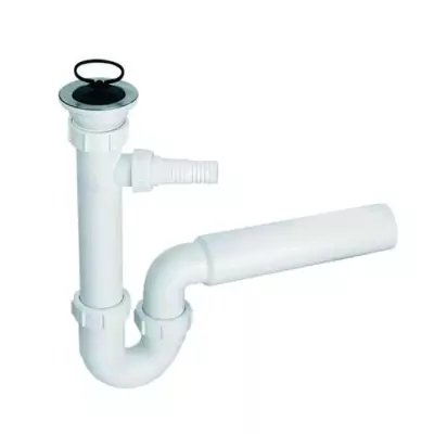 Sifons izlietnei ar papildus pieslēgumu