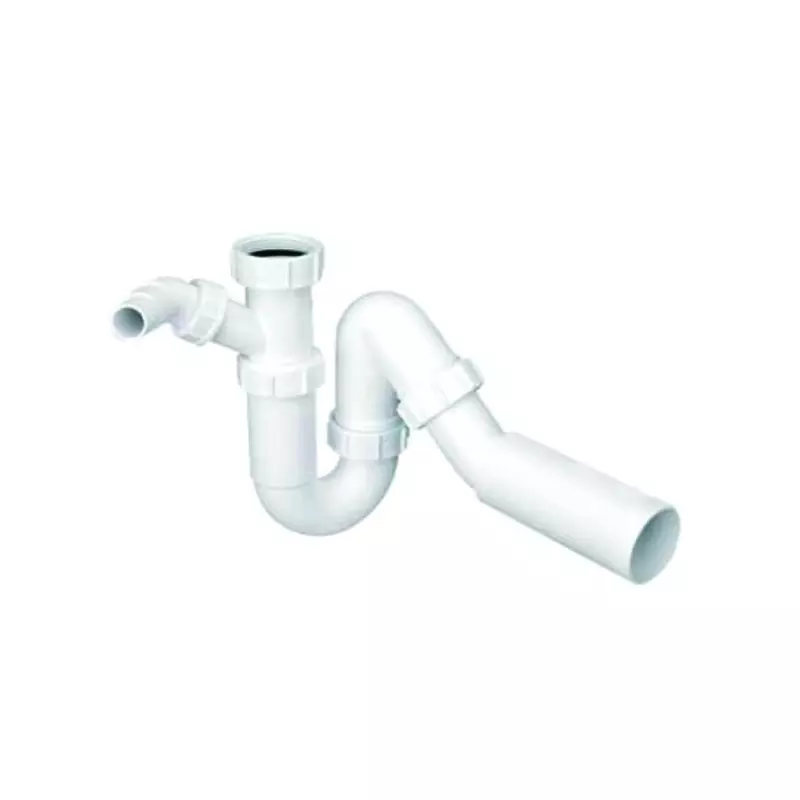 Sifons izlietnei bez ieplūdes  ar papildus pieslēgumu