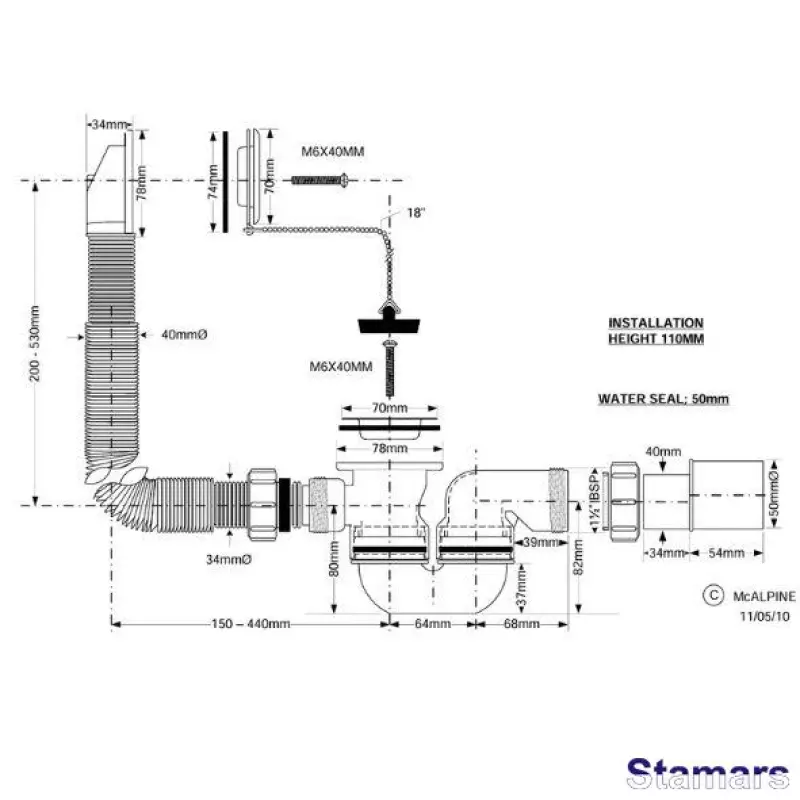 Sifons vannai ar pārplūdi