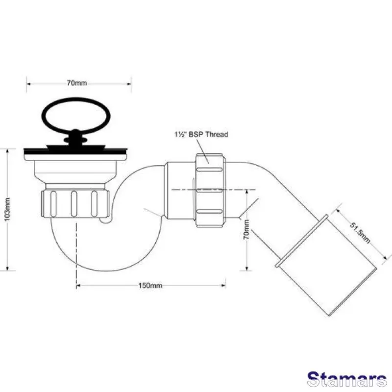 Sifons dušas paliktnim
