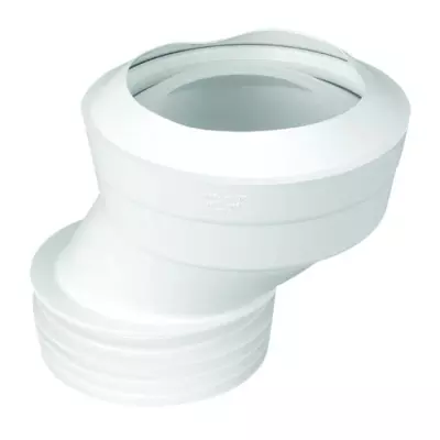 WC pieslēgums elastīgs ar nobīdi 40mm