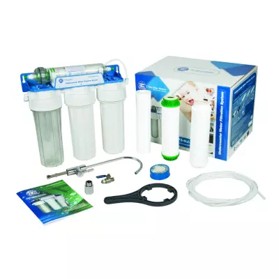 Dzeramā ūdens filtru sistēma ar UF membrānu 4 pakāpju FP3-HJ-K1 Aquafilter