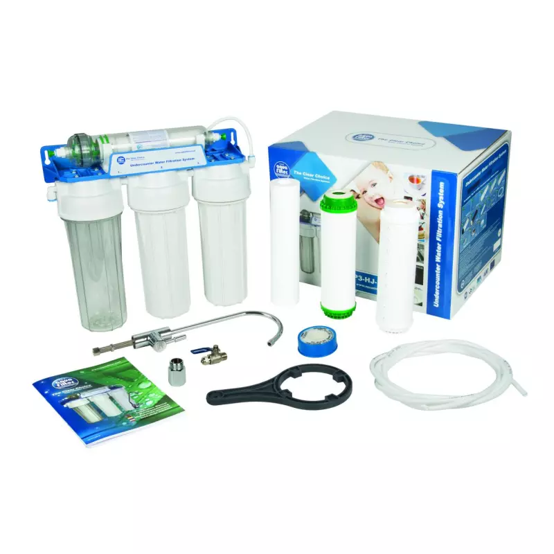 Dzeramā ūdens filtru sistēma ar UF membrānu 4 pakāpju FP3-HJ-K1 Aquafilter