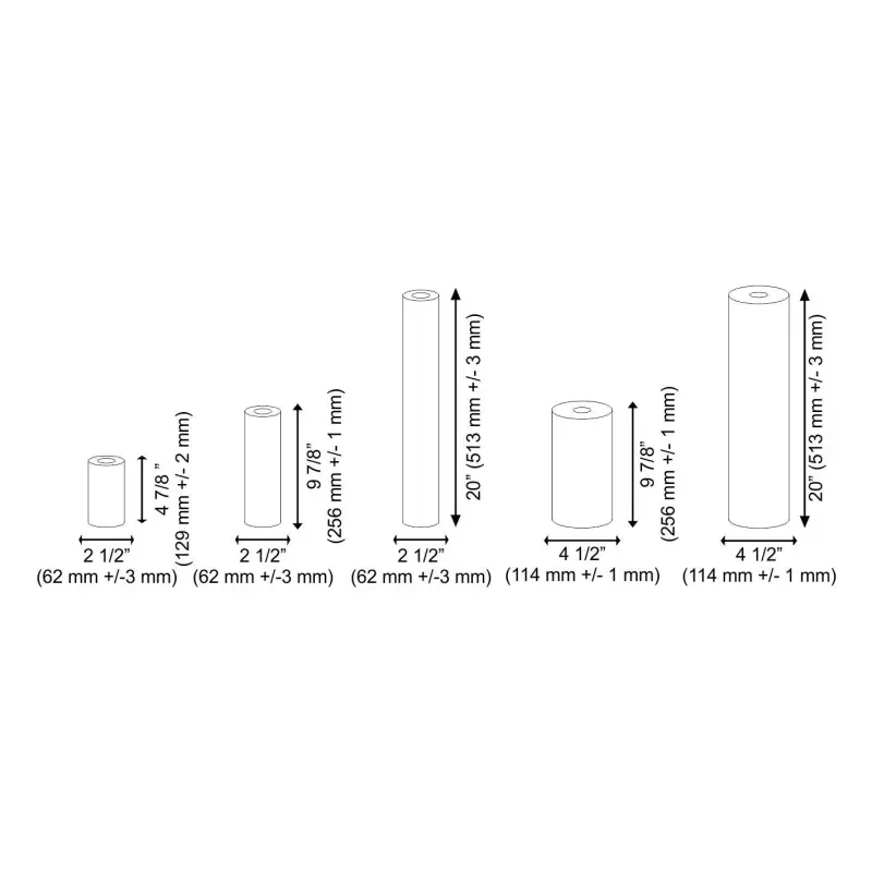 Ūdens filtru antimikrobiāli/antibaktēriāli mehāniskie polipropilēna šķiedras kārtridži FCPS-AB sērijas 10” Aquafilter