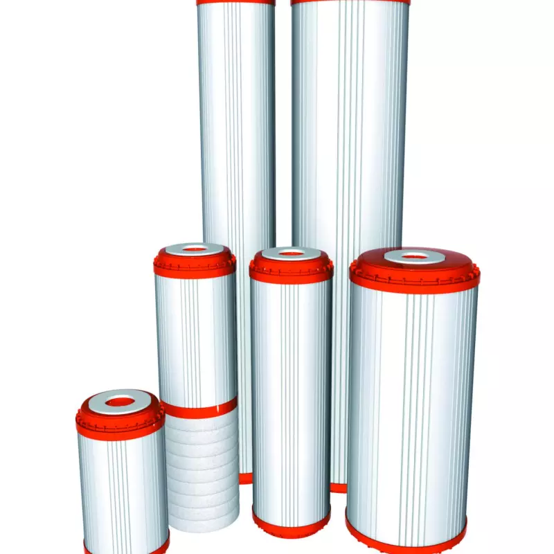 Ūdens filtru granulētās aktivētās kokosriekstu čaulas ogles kārtridži FCCBHD sērijas 10” Aquafilter