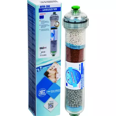 Ūdens filtru kārtridžs ar biokeramisku iebērumu maisījumu In-lineAIFIR-200 sērijas Aquafilter