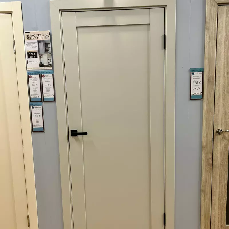 Durvis Selina (FM00) Gaiši pelēks PP Premium