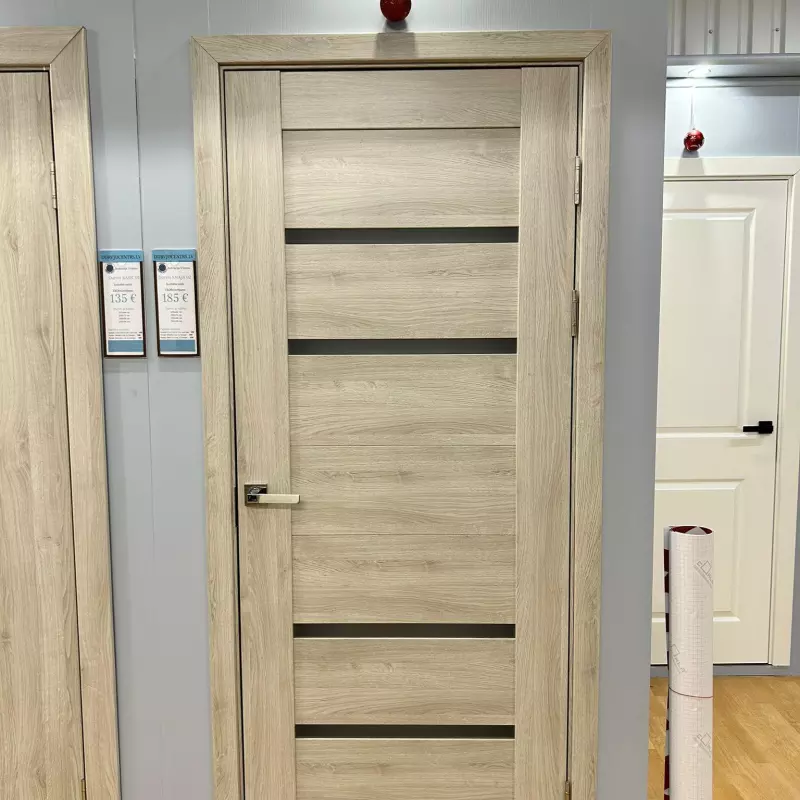 Durvis Amaja 02 (PE-02) Sudraba ozols EKOfinierējums