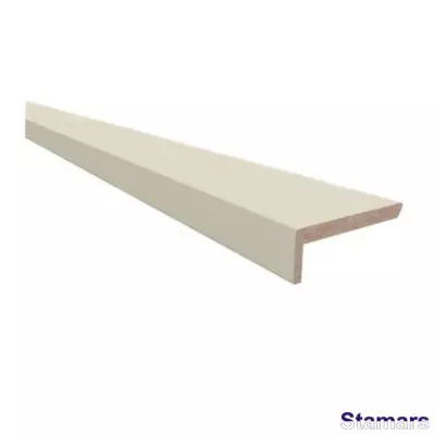 Durvju apmales daļa Teleskopiskā MDF Ziloņkauls matēts PP Premium