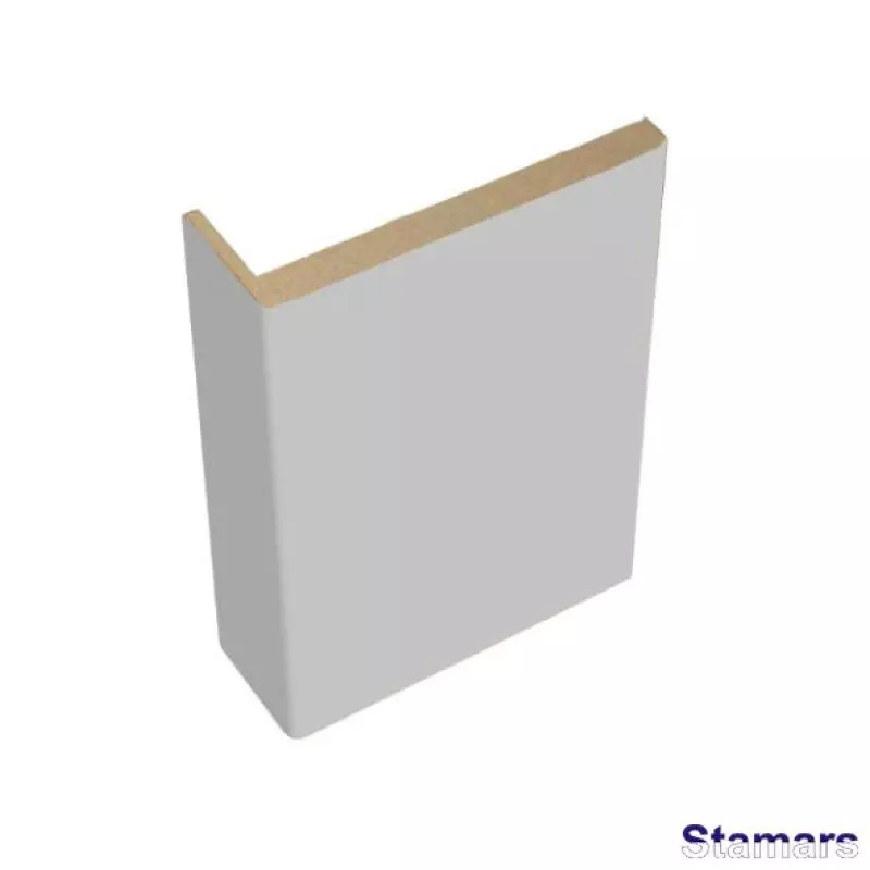 Durvju apmales daļa Teleskopiskā MDF Gaiši pelēks PP Premium