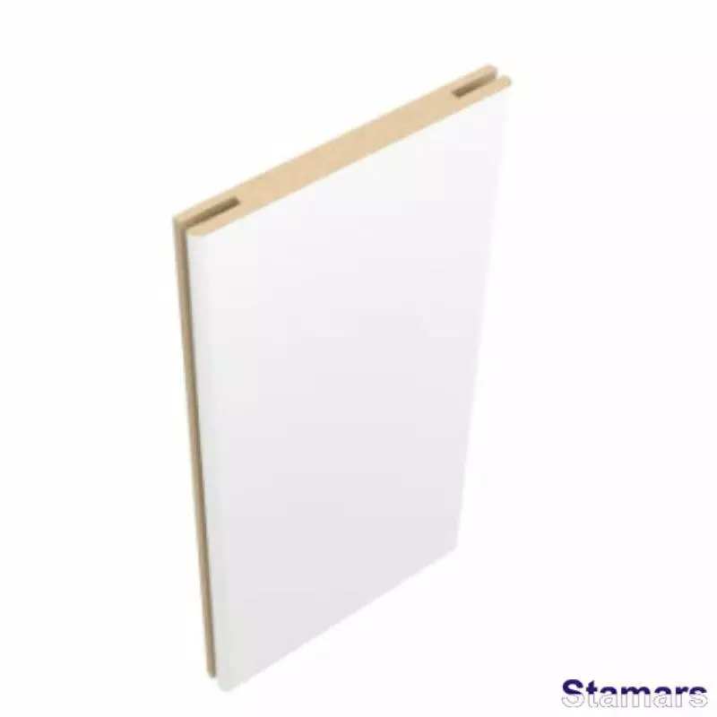 Durvju portālu komplekts MDF Balts matēts Teleskopiskais EKOfinierējums