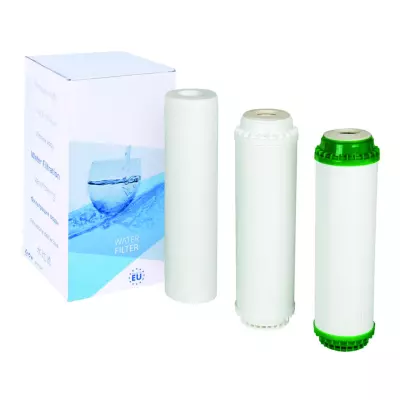 Ūdens filtru kārtridžu maiņas komplekts FP3-K1-CRT sērijas Aquafilter