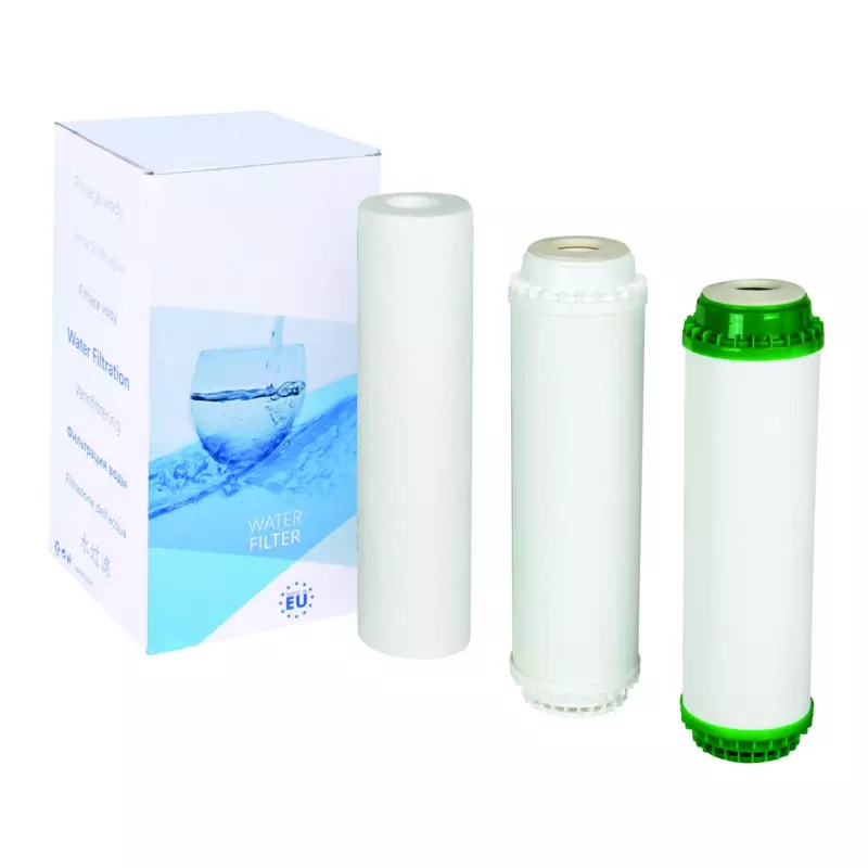 Ūdens filtru kārtridžu maiņas komplekts FP3-K1-CRT sērijas Aquafilter